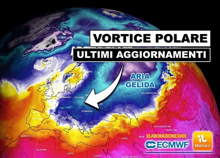 Vortice Polare: ultimi aggiornamenti e tendenza per fine Gennaio