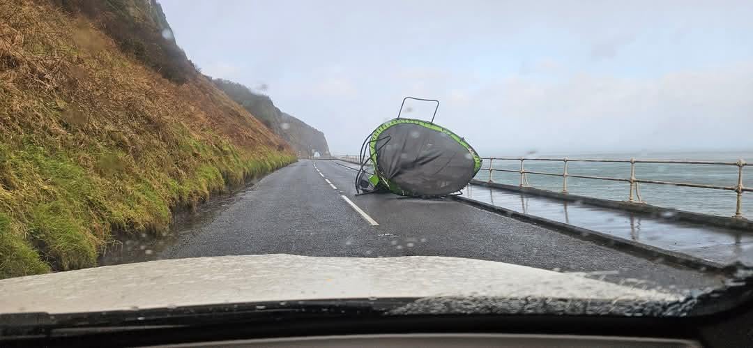 Obligatory trampoline on tour post