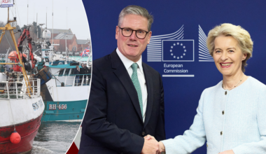 Labour accused of being 'ready to concede British sovereignty' to EU as Brussels attempts to tear apart Brexit fishing deal