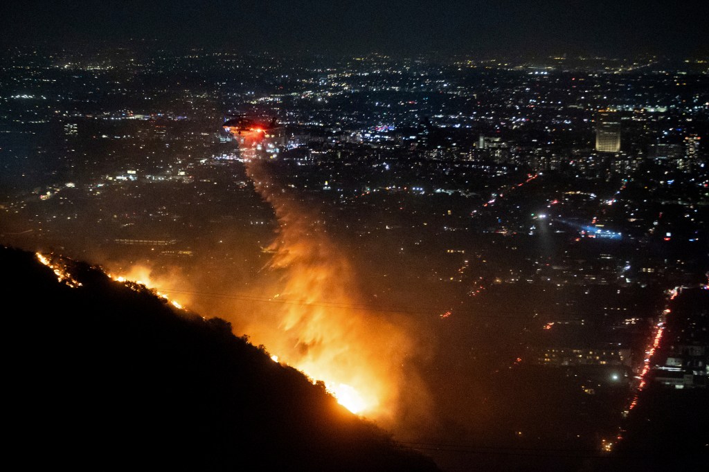Earlier Wednesday, Biden issued a major disaster declaration for California which will make federal funds available to affected individuals in Los Angeles County.