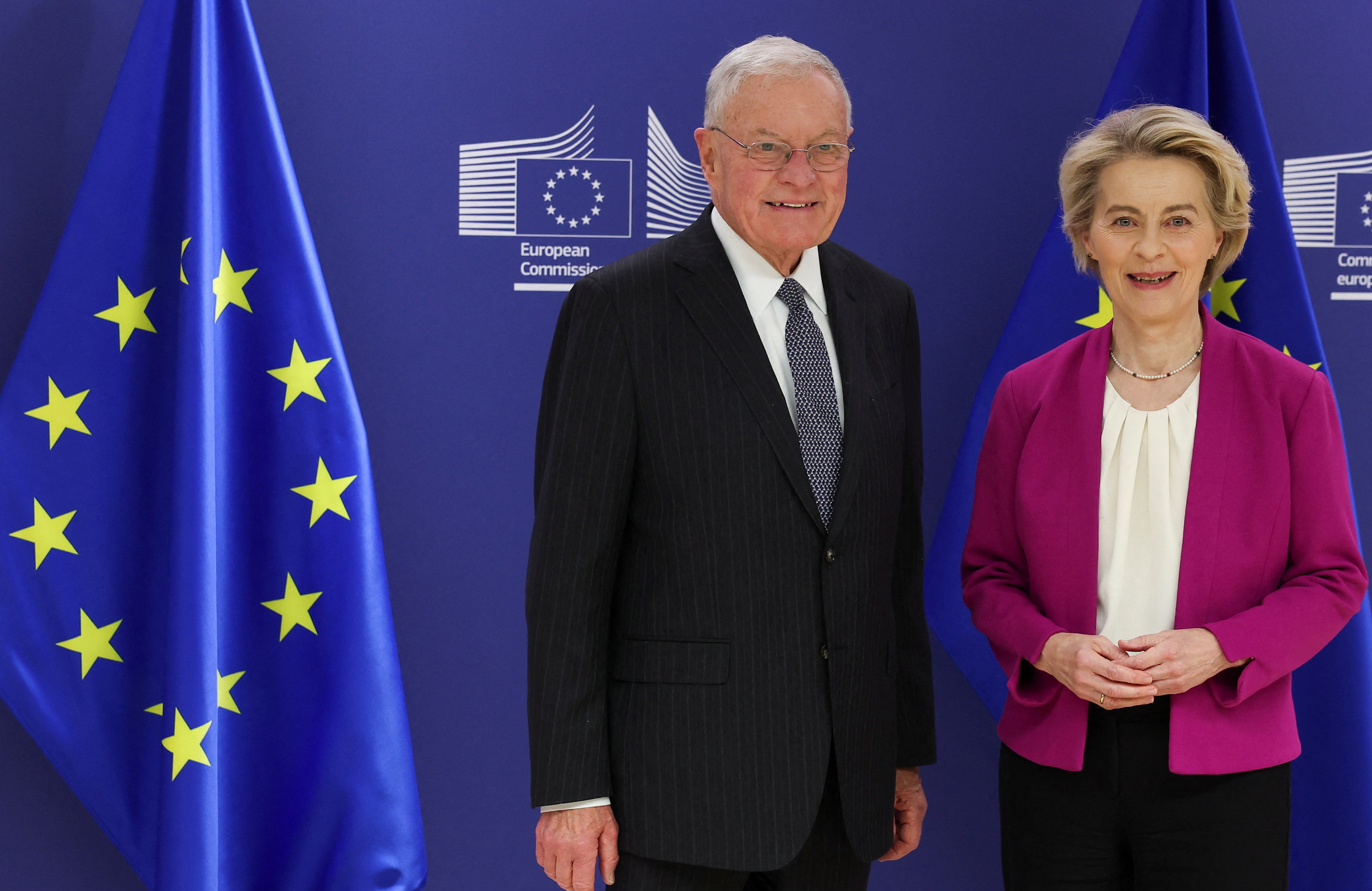 Keith Kellogg met Ursula von der Leyen in Brussels on Tuesday