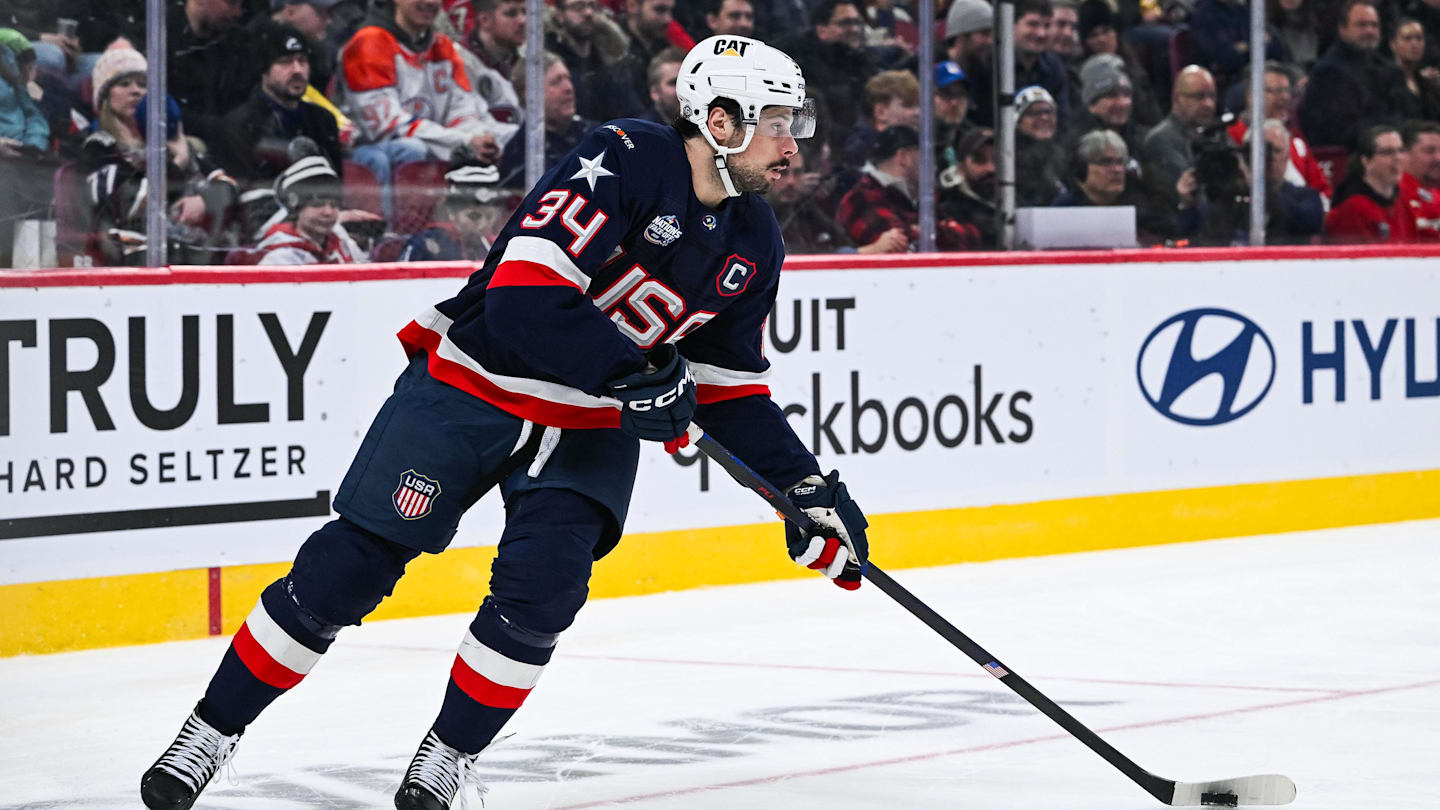 Team USA's Auston Matthews Out Against Sweden