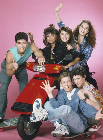 NBCU Photo Bank . The cast of 'Saved by the Bell' in the 1990s