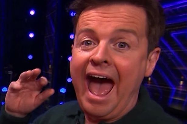 Declan Donnelly was stunned as he watched Auzzy Blood performing