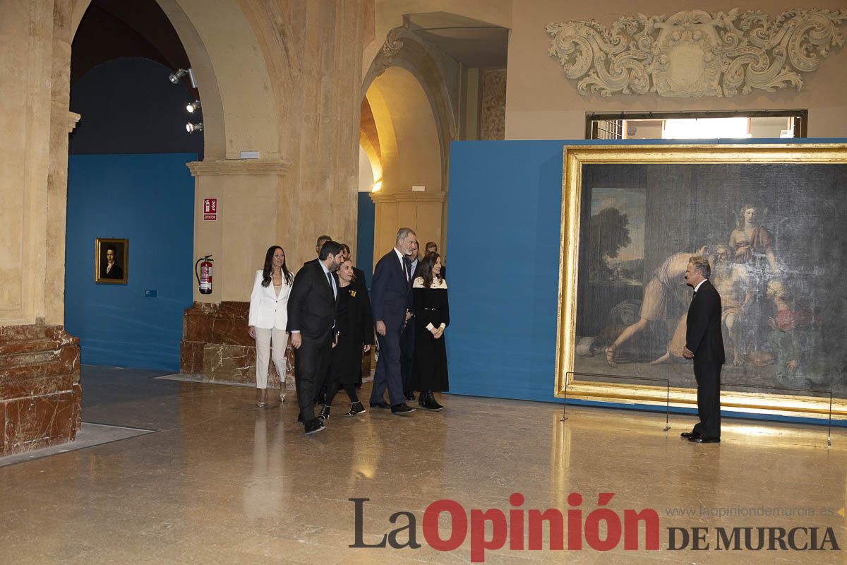 #Fotos Visita de los reyes de España a Caravaca (exposición Rafael Tegeo)