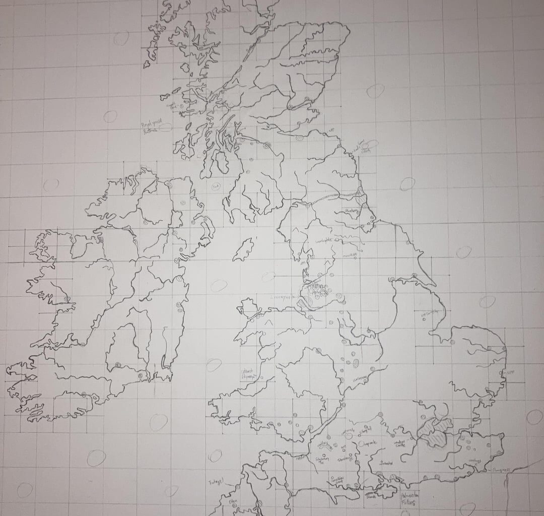 Britain and Ireland map - Easter egg suggestions?