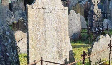 Curious Words on Graves at Greyabbey