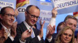 Friedrich Merz, CDU/CSU, chancellor candidate and leader of the German Christian Democrats (CDU).