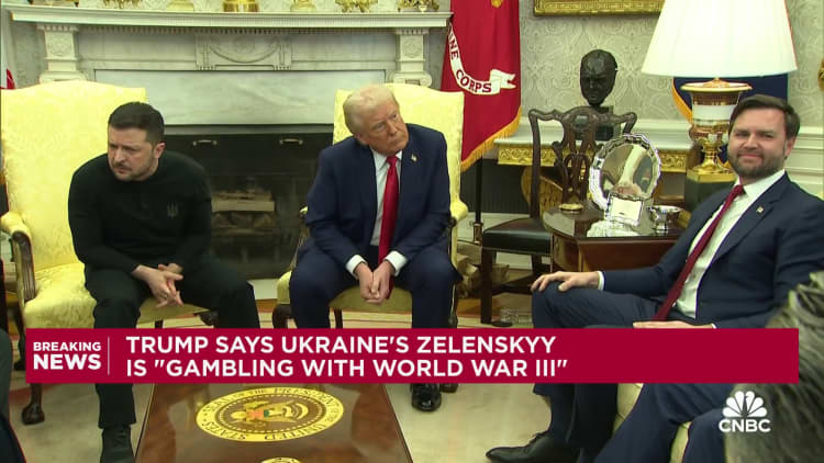 Watch: President Trump, Zelenskyy and VP Vance argue in oval office