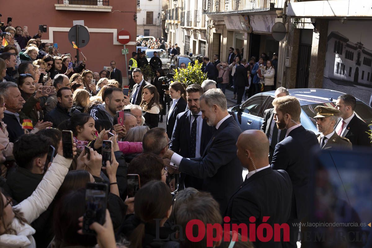 #Fotos Visita de los reyes de España a Caravaca (exposición Rafael Tegeo)