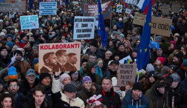 Thousands in Slovakia protest against what they say is PM Fico's pro-Russia stance