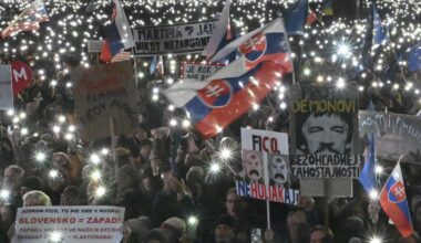 Thousands protest against Slovakia's PM on anniversary of journalist's murder