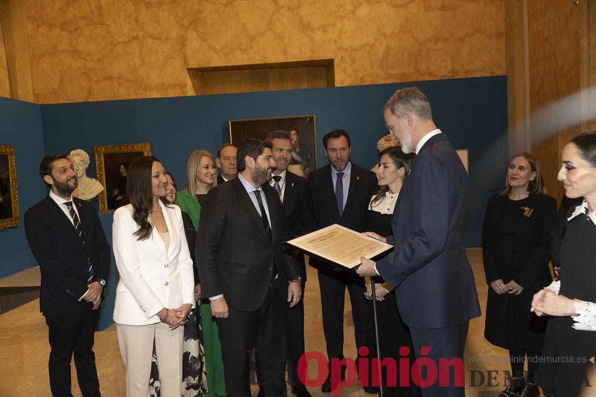 #Fotos Visita de los reyes de España a Caravaca (exposición Rafael Tegeo)