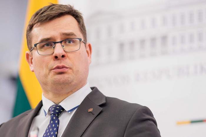Former Defense Minister Kasciunas becomes leader of Lithuania's largest opposition party Former Defense Minister Kasciunas becomes leader of Lithuania's largest opposition party