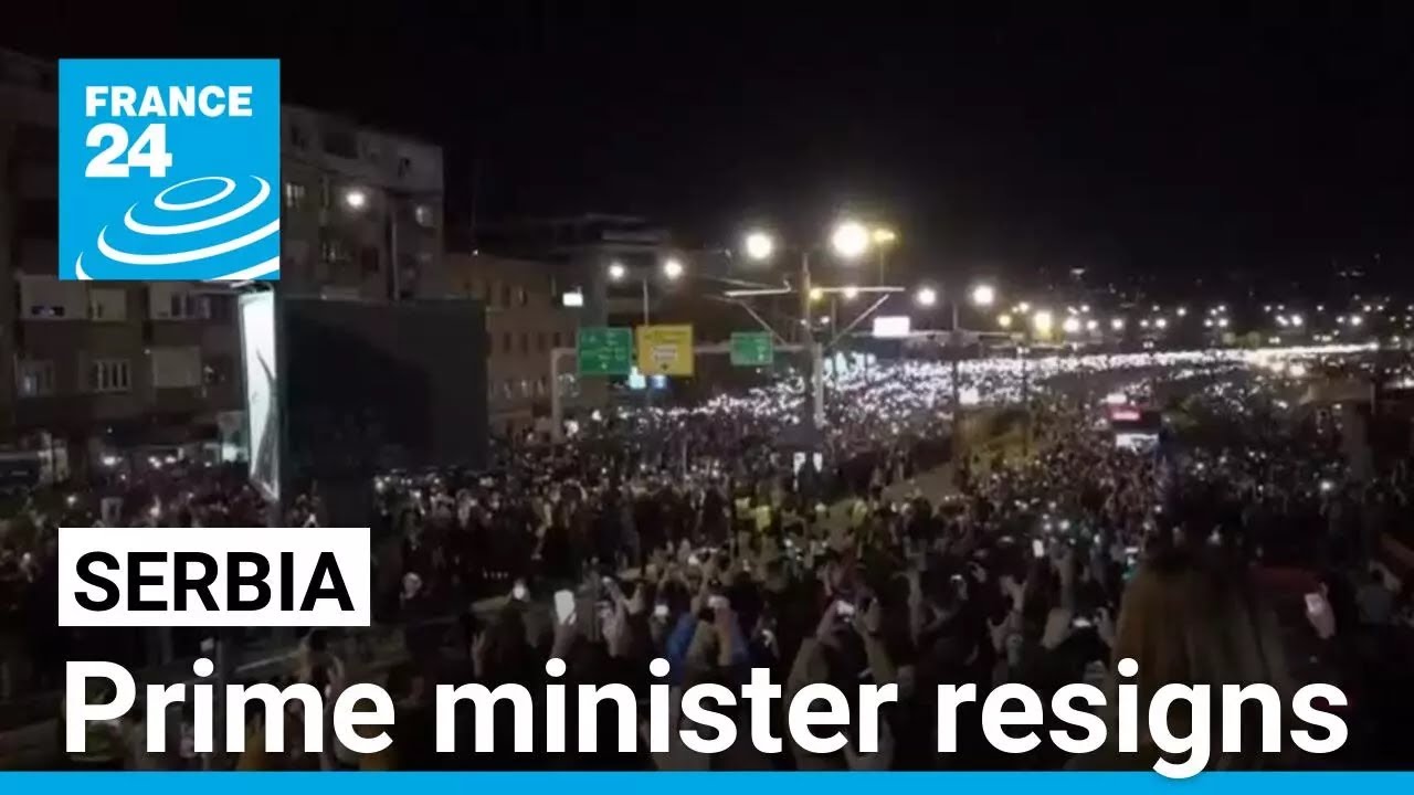Serbian prime minister resigns, after months of anti-corruption protests • FRANCE 24 English