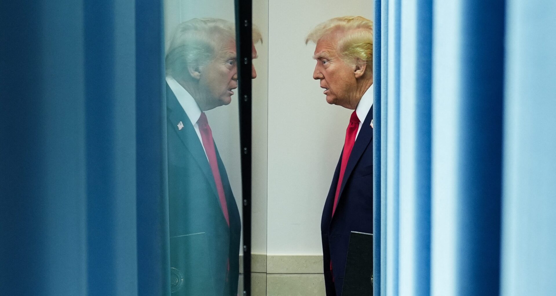 Trump mixes sympathy and politics in his role as consoler-in-chief