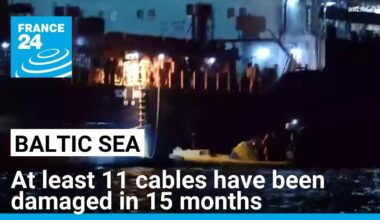 At least 11 Baltic cables have been damaged in 15 months, NATO to up its guard • FRANCE 24 English