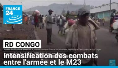 Intensification des combats entre l'armée et le M23 dans l'est de la RD Congo • FRANCE 24