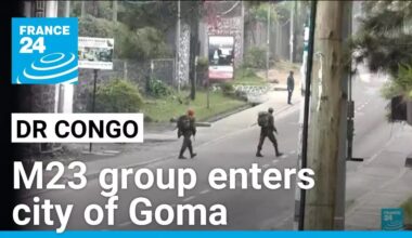 Rwanda-backed M23 group enters DR Congo city of Goma • FRANCE 24 English