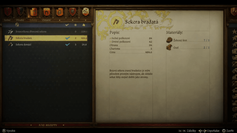 Novinkou v Kingdom Come: Deliverance II je příprava mýdla či kování.