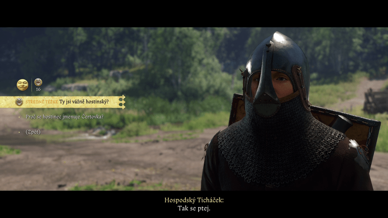 Hráči mohou v dialozích využívat přesvědčovací schopnosti své postavy.