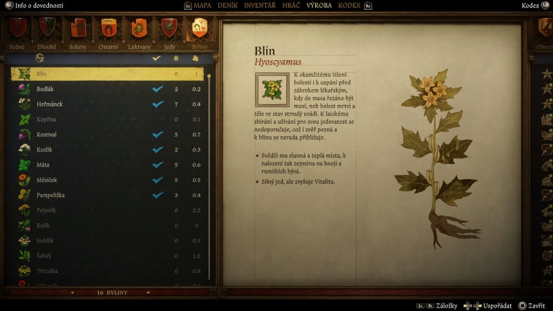 Novinkou v Kingdom Come: Deliverance II je příprava mýdla či kování.