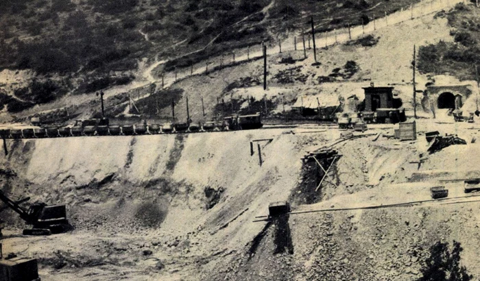 Mina de la Moldova Nouă. Foto: Flacăra, 1965
