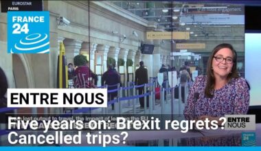 Five years on: Brexit regrets? Cancelled trips? • FRANCE 24 English