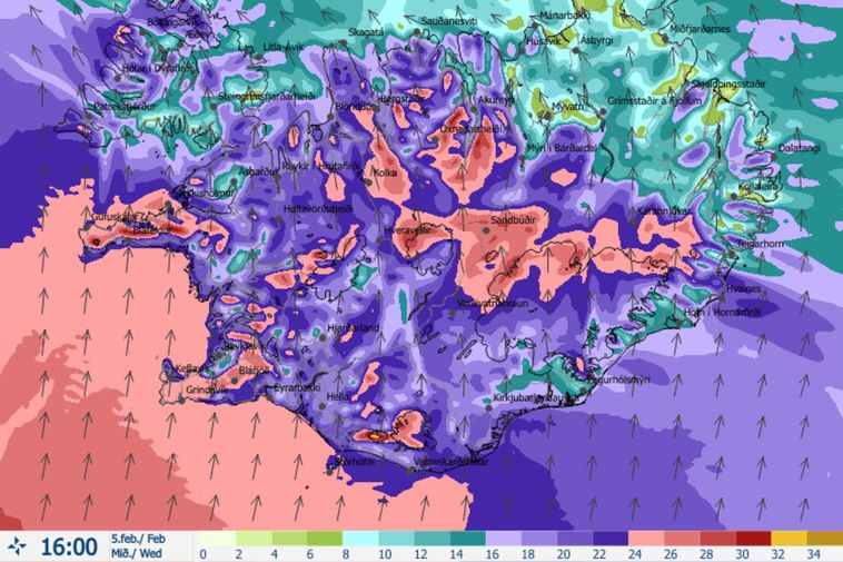 “Probably the worst weather of the year”