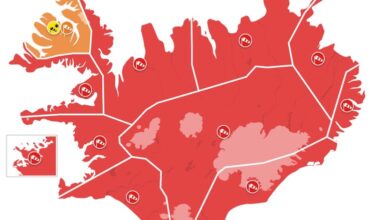 Red warnings almost all over the country