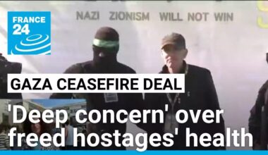 'Deep concern' over released hostages' health • FRANCE 24 English