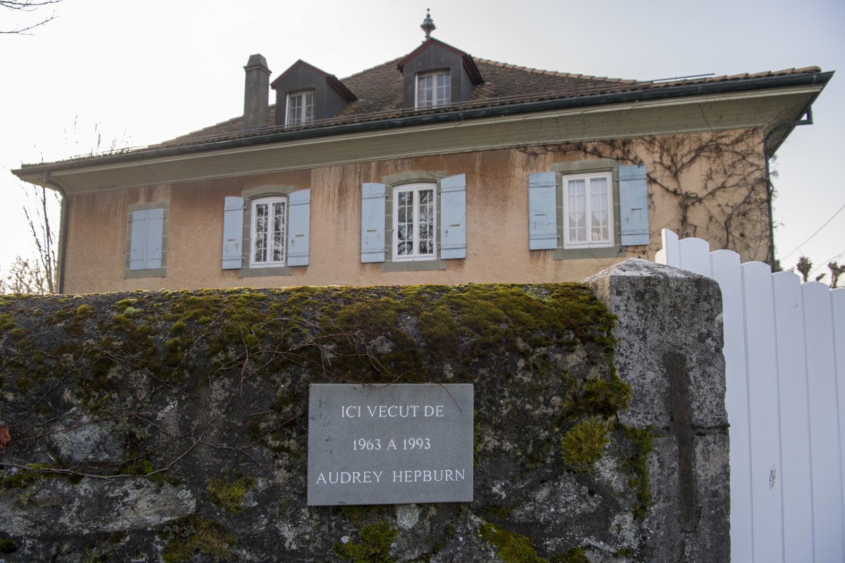 Audrey Hepburn's Swiss villa on market for CHF19 million
