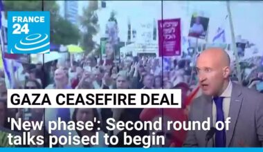 Gaza ceasefire enters 'new phase' with second round of talks poised to begin • FRANCE 24 English