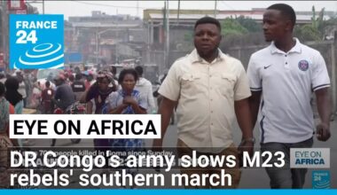 DR Congo's army slows M23 rebels' southern march • FRANCE 24 English