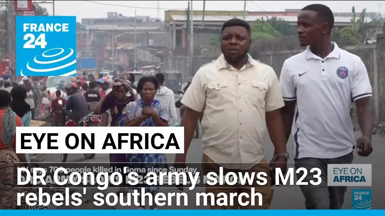 DR Congo's army slows M23 rebels' southern march • FRANCE 24 English