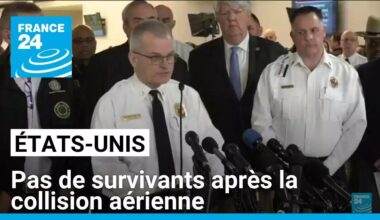 États-Unis : pas de survivants après la collision aérienne au-dessus de Washington • FRANCE 24