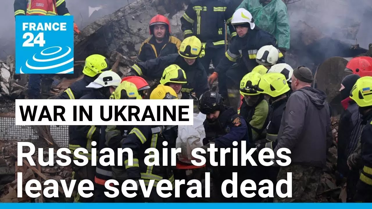 Russian air strikes leave several dead, damage energy infrastructure in Ukraine • FRANCE 24