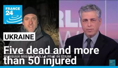 Five dead and more than 50 injured in Russian attack on the city of Izium in Ukraine • FRANCE 24