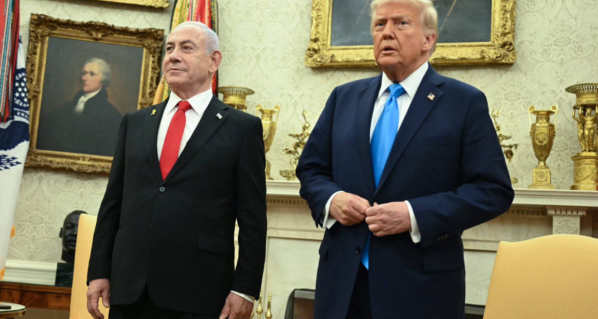 Donald Trump Benjamin Netanyahu Gaza