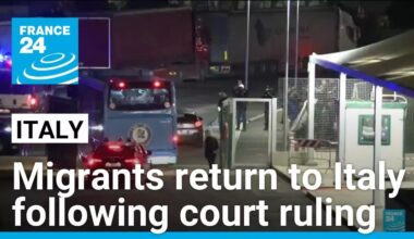 Italy takes back 43 migrants following court ruling • FRANCE 24 English