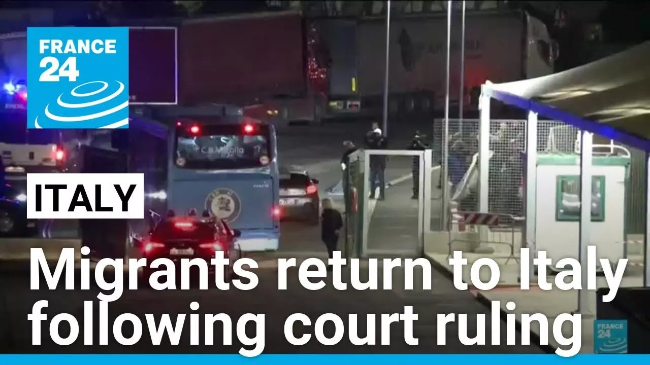 Italy takes back 43 migrants following court ruling • FRANCE 24 English