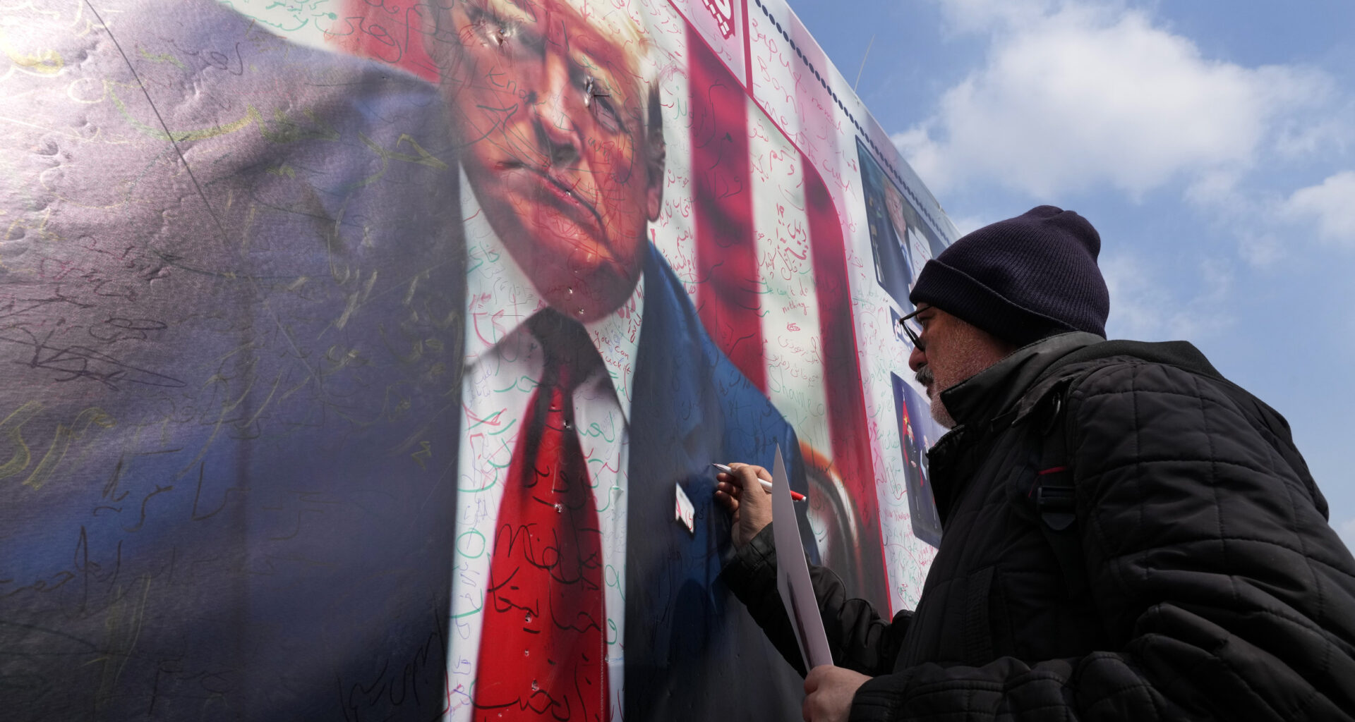 Portrait of the U.S. President Donald Trump
