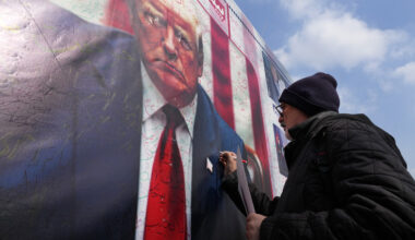 Portrait of the U.S. President Donald Trump