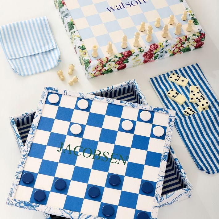 3-in-1 Chess, Checkers and Dominoes Game Set