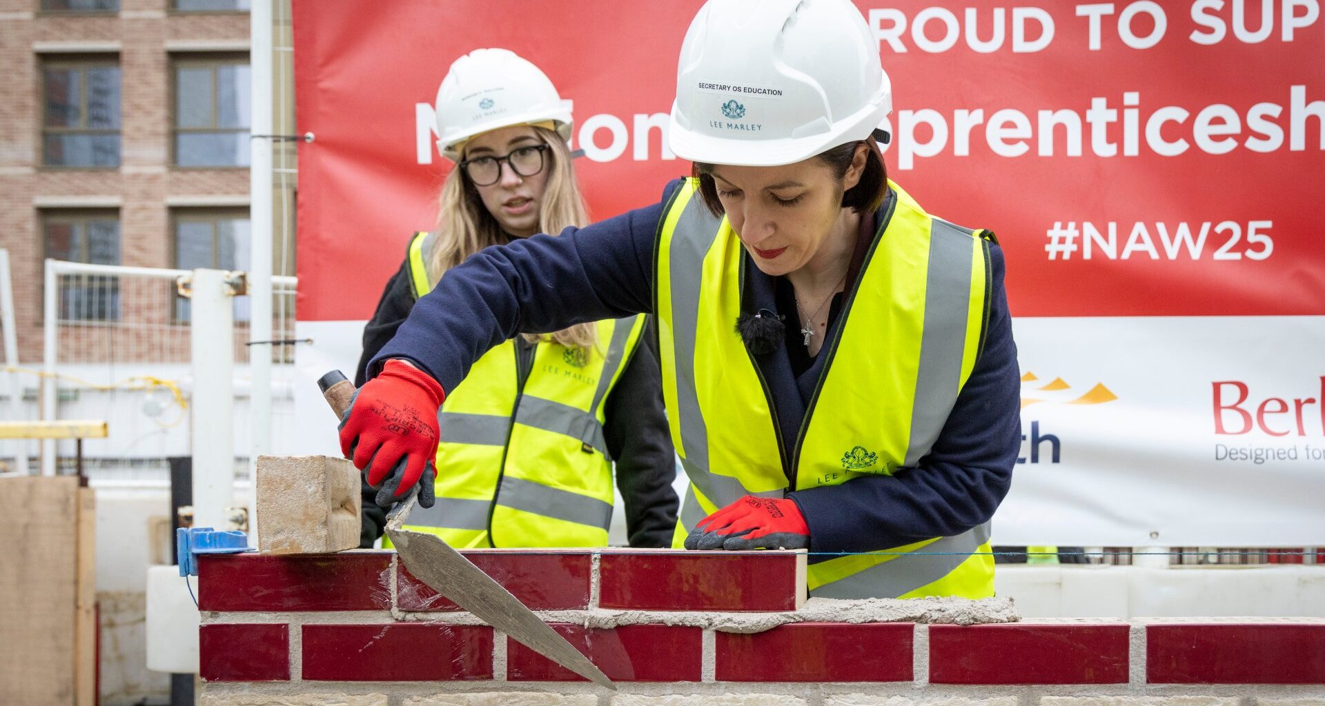 Thousands more construction workers promised as Education Secretary pledges to 'make trades great again'
