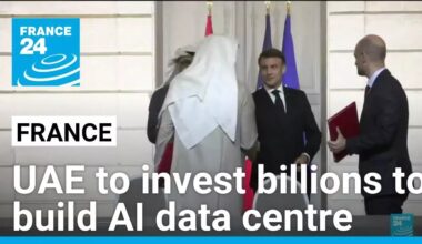 UAE to invest billions to build AI data centre in France • FRANCE 24 English