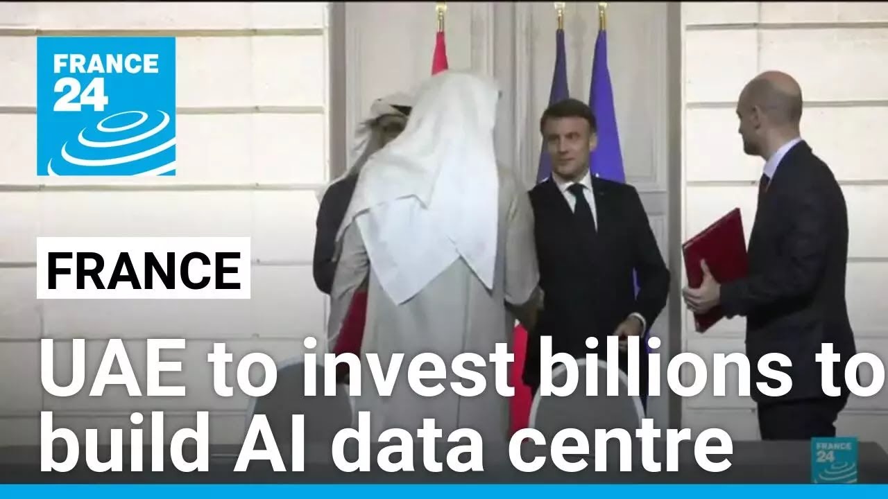 UAE to invest billions to build AI data centre in France • FRANCE 24 English
