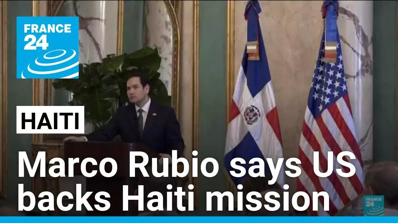 US top diplomat says backs international mission in Haiti • FRANCE 24 English