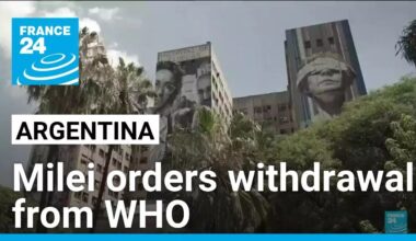 Milei orders Argentina's withdrawal from WHO • FRANCE 24 English
