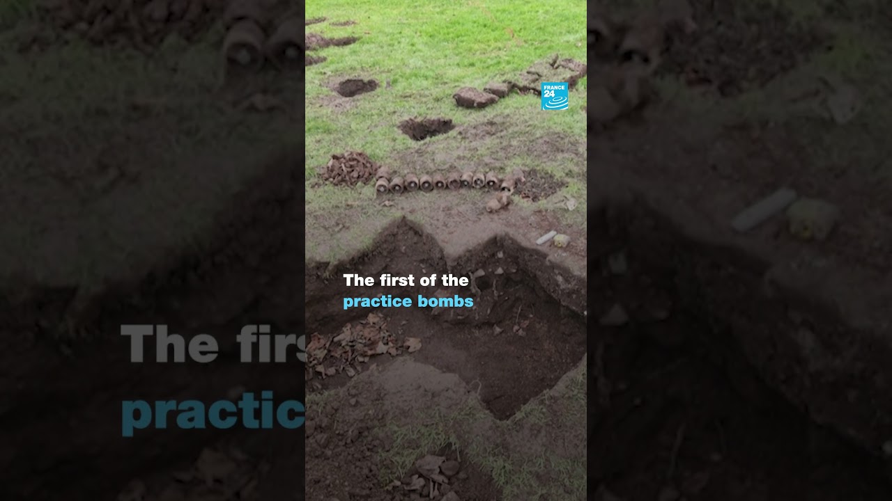 UK: Dozens of WW2 #bombs found under #playground … • FRANCE 24 English